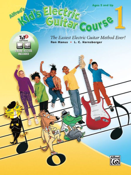 Alfred's Kid's Electric Guitar Course 1: The Easiest Electric Guitar Method Ever!, Book & Online Video/Audio/Software