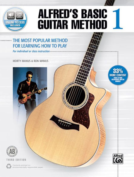 Alfred's Basic Guitar Method, Bk 1: The Most Popular Method for Learning How to Play, Book & Online Audio