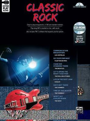 Classic Rock Guitar Play-Along: Guitar TAB, Book & CD-ROM