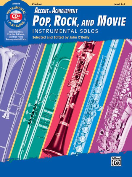 AOA Pop, Rock, and Movie Instrumental Solos: Clarinet, Book & CD