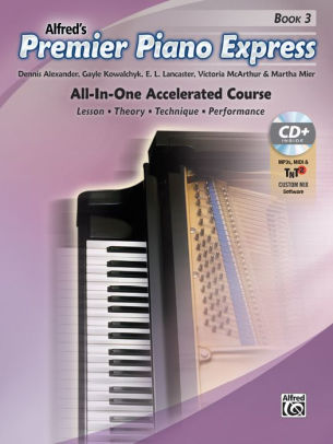 Premier Piano Express Bk 3 All In One Accelerated Course Book Cd Rom Online Audio Softwarepaperback - 