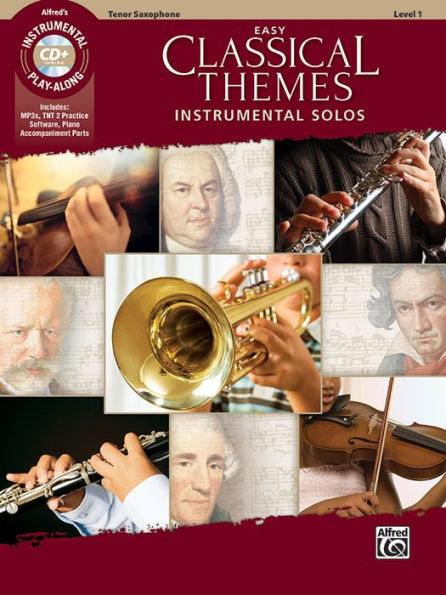 Easy Classical Themes Instrumental Solos: Tenor Sax, Book & CD