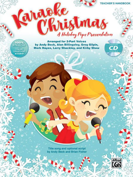 Karaoke Christmas: A Holiday Pops Presentation for 2-Part Voices, Book & Online PDF/Audio