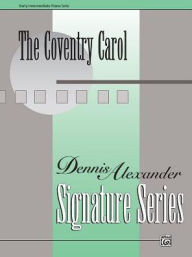 Title: The Coventry Carol: Sheet, Author: Alfred Music