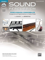 Title: Sound Percussion Ensembles: Arrangements and Original Selections in a Variety of Styles, Book & Online Media, Author: Dave Black