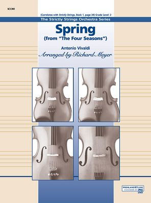 Spring: (from The Four Seasons), Conductor Score