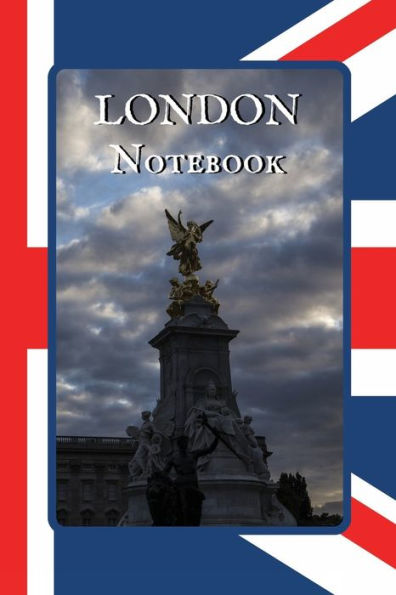 London Notebook Victoria Memorial: A Simple Lined London Themed Notebook