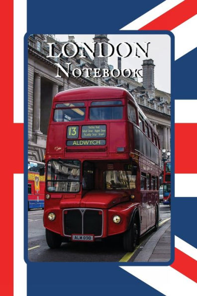 Notebook Old London Bus: A Simple Lined London Themed Notebook