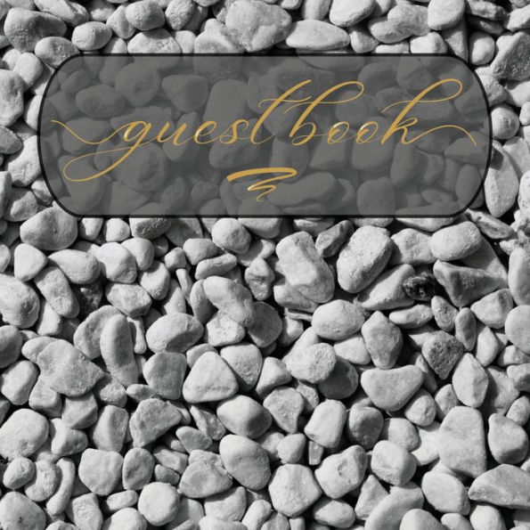 Guest Book Stone Grey Pebbles: Classic Guest Book Organizer Perfect for Your B&B, Hotel, Club, Birthday, Wedding, Special Party or Event