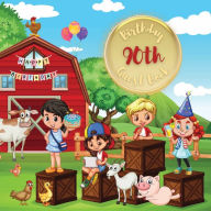 Title: 90th Birthday Guest Book Farmyard: Fabulous For Your Birthday Party - Keepsake of Family and Friends Treasured Messages and Photos, Author: Sticky Lolly