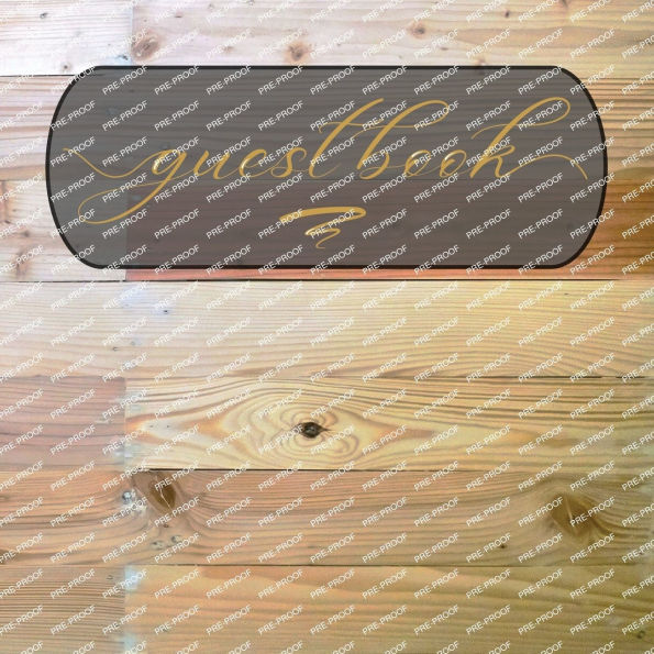 Guest Book Wood Pine Panel: Classic Guest Book Organizer Perfect for Your B&B, Hotel, Club, Birthday, Wedding, Special Party or Event