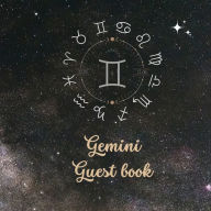 Title: Gemini Zodiac Birthday Guest book: Fabulous For Your Birthday Party - Keepsake of Family and Friends Treasured Messages And Photos, Author: Sticky Lolly
