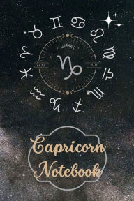 Title: Capricorn Star Sign Zodiac Birthday Notebook: A Simple Lined Zodiac Themed Notebook, Author: Sticky Lolly