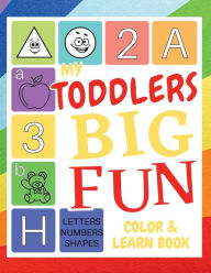 Title: My Toddlers Big Fun Color & Learn: A Book Of Letters, Number, Shapes & Pictures Makes Learning Fun, Author: Sticky Lolly