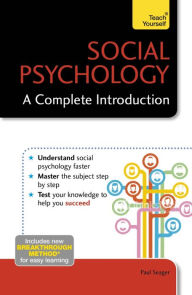 Title: Social Psychology: A Complete Introduction: Teach Yourself, Author: Paul Seager