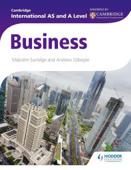 Title: Cambridge International AS and A Level Business, Author: Malcolm Surridge