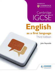 Title: Cambridge IGCSE English First Language 3ed + CD, Author: John Reynolds