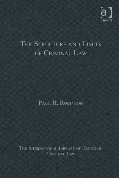 The Structure and Limits of Criminal Law / Edition 1
