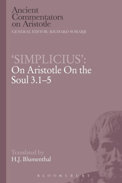 'Simplicius': On Aristotle On the Soul 3.1-5