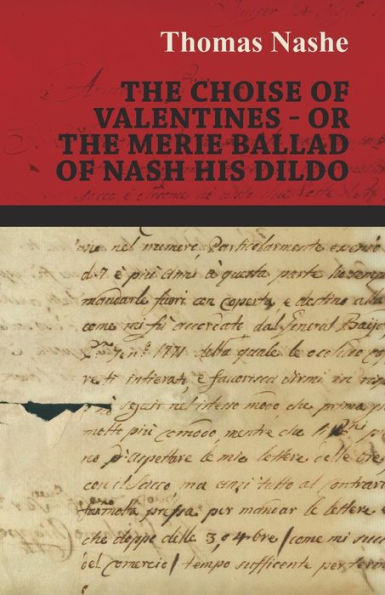 the Choise of Valentines - Or Merie Ballad Nash His Dildo