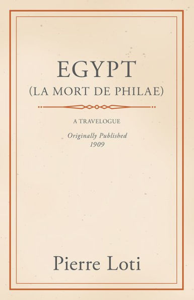 Egypt (La Mort De Philae)