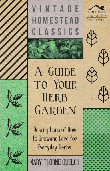 A Guide to Your Herb Garden - Descriptions of How to Grow and Care for Everyday Herbs