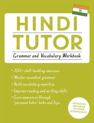 Download pdf books for kindle Hindi Tutor: Grammar and Vocabulary Workbook (Learn Hindi with Teach Yourself) 9781473617452 FB2 CHM DJVU English version