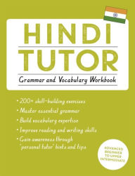 Free german audio books download Hindi Tutor: Grammar and Vocabulary Workbook (Learn Hindi with Teach Yourself) 9781473617452 (English literature) DJVU by Naresh Sharma