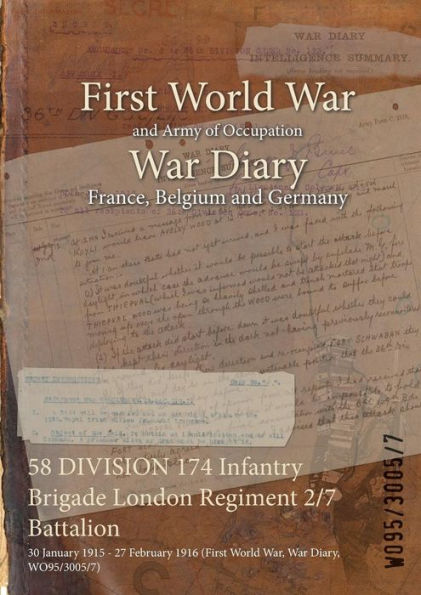 58 DIVISION 174 Infantry Brigade London Regiment 2/ Battalion: January - February (First World War, War Diary