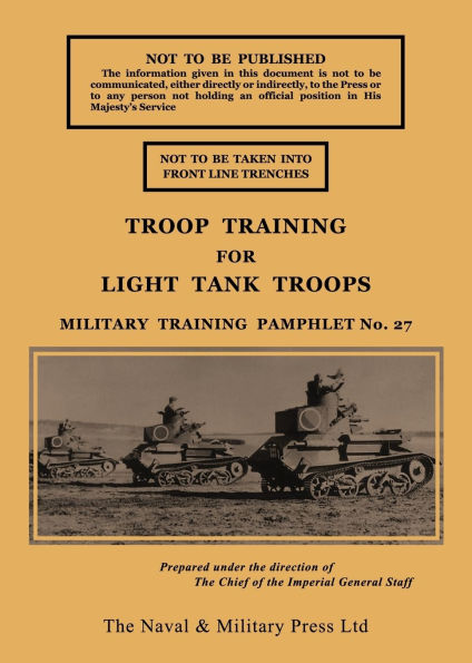 Troop Training for Light Tank Troops November 1939