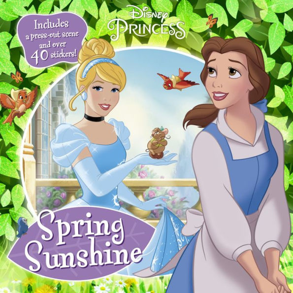 Photo 1 of Disney Princess Spring Sunshine - Activity Book  Includes a Press-Out Scene Over 40 Stickers!