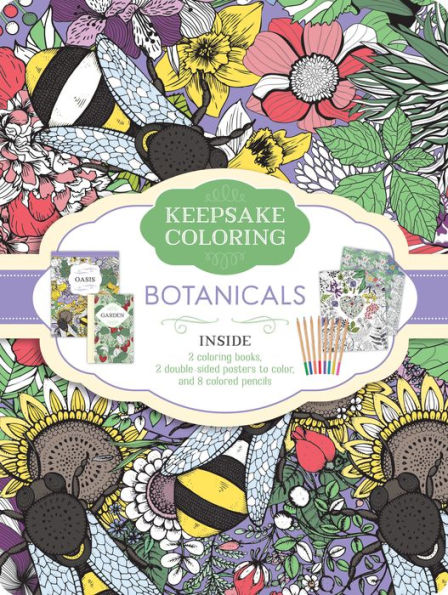 Botanicals: A Keepsake Coloing Tin