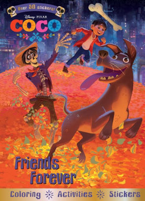 Disney Pixar Coco Friends Forever Coloring
