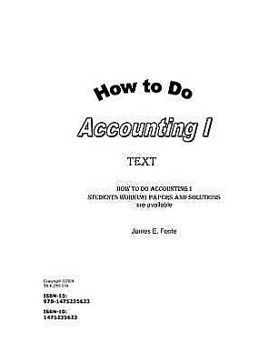 How to do Accounting I Text