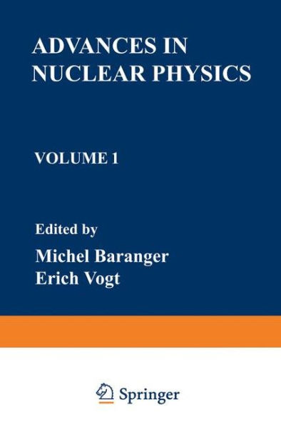 Advances in Nuclear Physics: Volume 1