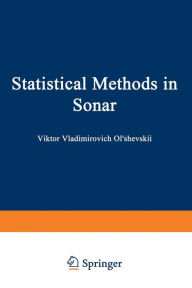 Title: Statistical Methods in Sonar, Author: V. V. Ol shevskii