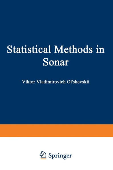 Statistical Methods in Sonar