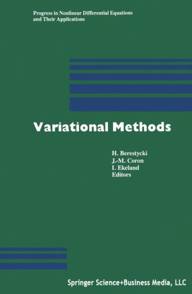 Variational Methods: Proceedings of a Conference Paris, June 1988