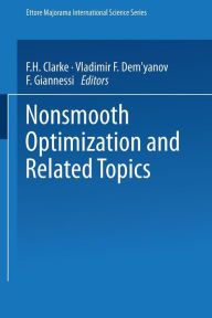 Title: Nonsmooth Optimization and Related Topics, Author: F.H. Clarke
