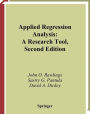 Applied Regression Analysis: A Research Tool