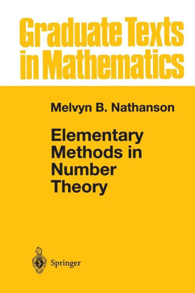 Elementary Methods in Number Theory