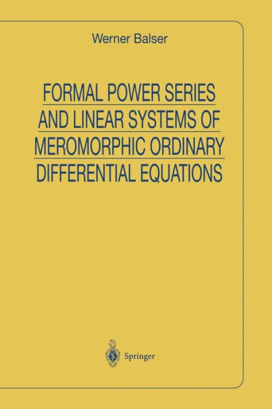 Formal Power Series and Linear Systems of Meromorphic Ordinary Differential Equations