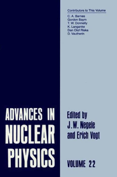 Advances in Nuclear Physics: Volume 22
