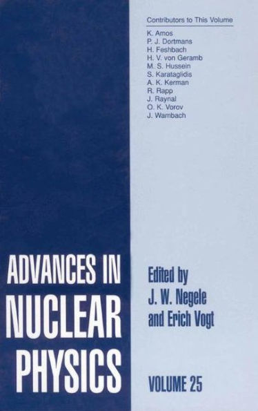 Advances in Nuclear Physics: Volume 25