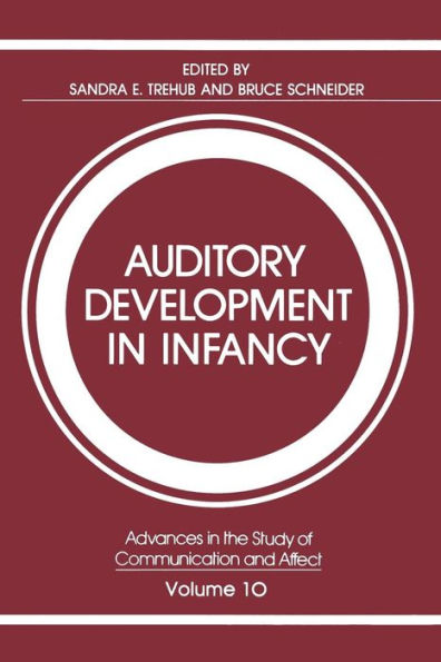 Auditory Development in Infancy