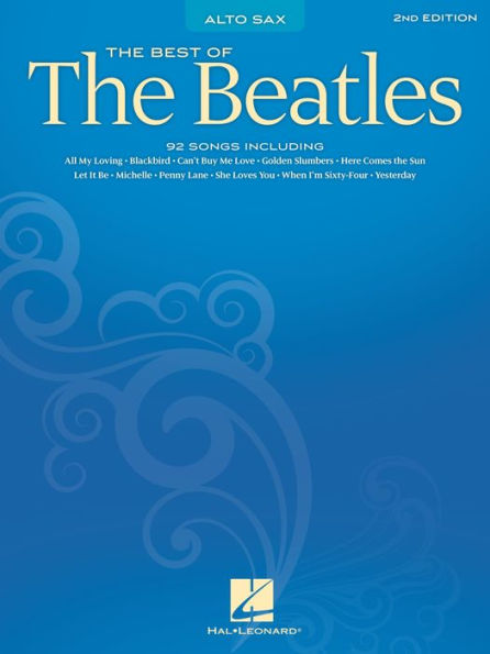 Best of the Beatles (Songbook): Alto Sax