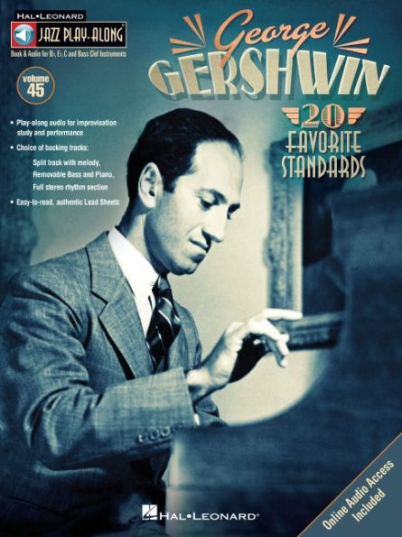 George Gershwin - Jazz Play-Along Volume 45 Book/Online Audio