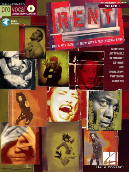 Rent (Songbook): Pro Vocal Mixed Edition Volume 3