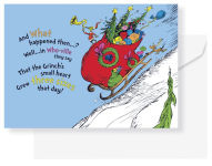 Alternative view 3 of Dr. Seuss Grinch In Sleigh Christmas Boxed Card