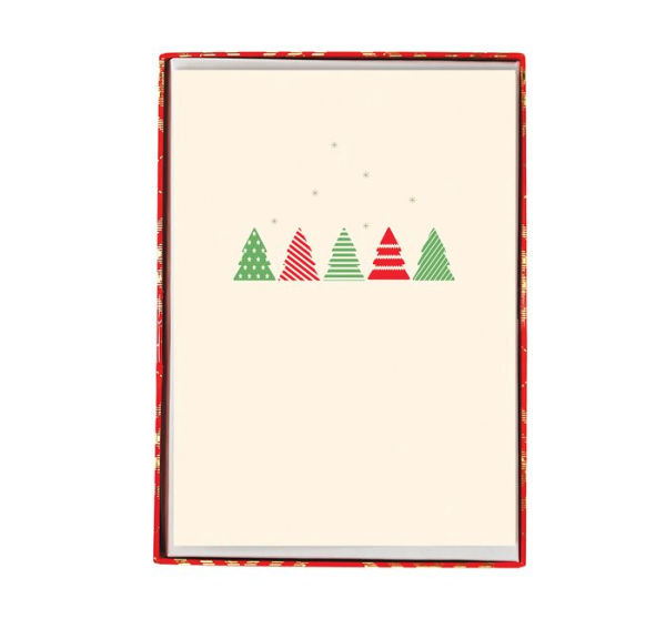 Petite Trees Christmas Boxed Cards